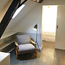 Le mobilier de style vintage apporte son côté design intemporel.