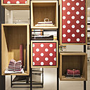 L’espace nappe a lui aussi été repensé, avec plus de 1000 références de nappes, serviettes et torchons.