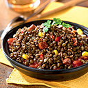 Lentilles à l'espagnole, façon paella !