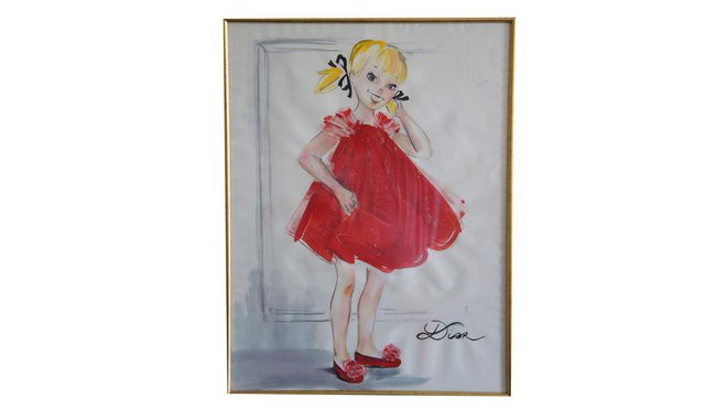 Pour ses 60 ans, Caroline remise sa salopette au placard et porte une robe qui tourne dessinée par Dior. Qui dit mieux?