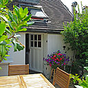 L’agencement met en valeur tous les espaces de ce triplex parisien dont la terrasse donne l’allure d’une maison de campagne.