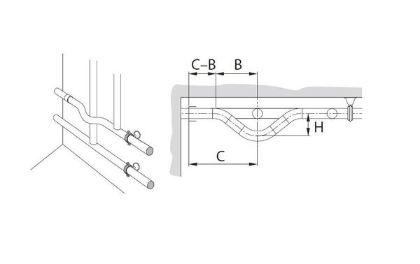 Mise en situation pour réaliser un chapeau de gendarme en tube de cuivre.