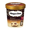 100% gourmande, Secret Sensations Crème Brulée de Haagen Dazs cache des poches de sauce caramel qui surprendront agréablement vos papilles.