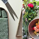 Découper la mousse et la disposer à l'intérieur des lettres.