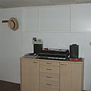 Avant: une cloison irrégulière et sans intérêt.