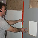 Etape 5 : Vérification de l’aplomb des échelles.