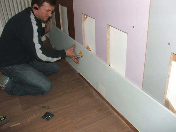 Etape 14 : Positionnement du premier volume verrier Matelac en partie basse.