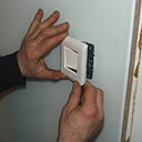 Etape 18 : Pose de l’habillage  de l’interrupteur.