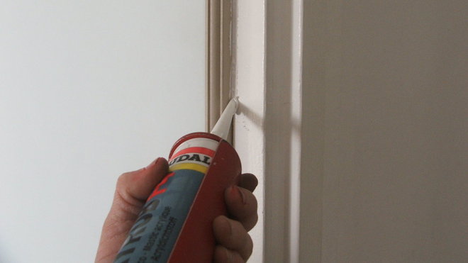 Etape 21 : Finition par un cordon de mastic.