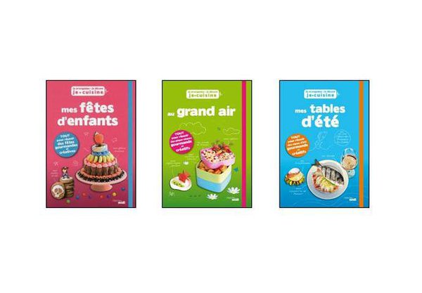 Une jolie petite collection de 3 livres pour recevoir sans complexe en prévoyant courses et organisation bien à l'avance.