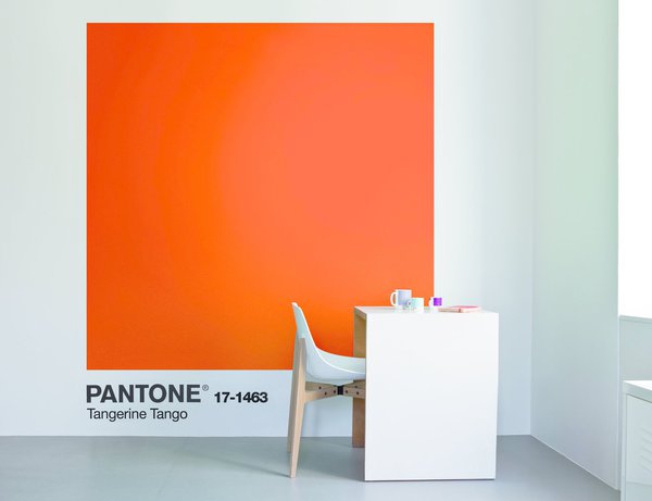 Tollens, spécialiste de la peinture haut de gamme, s’associe à Pantone, expert de la couleur, pour créer des intérieurs intensément surprenants. Dans ce décor blanc, l’Orange Tangerine Tango est puissant, éclatant, et lumineux. Comme le tableau qui nous laisse béat, au détour d’un couloir de musée.