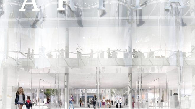 La Samaritaine a été repensée comme un modèle d’accessibilité pour tous. En plus des ascenseurs, une promenade urbaine permettra de passer facilement d’un bâtiment à l’autre.