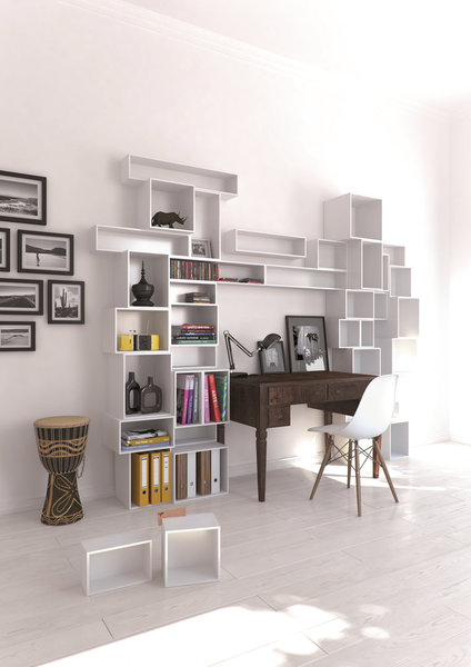 100 % modulaires, flexibles et design, les étagères Cubit, conçues à Düsseldorf, connaissent un franc succès depuis 2008.