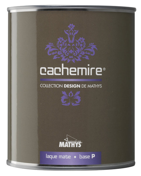 Peinture Cachemire® laque mat en 1 litre et 5 litres.