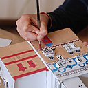 La mise en couleur à la main, comme les femmes Ndébélé.