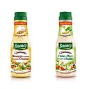 Sauce gourmande huile d’olive & pointe de basilic, et sauce gourmande moutarde à l’ancienne & pointe d’échalote, deux nouveaux aide culinaires signés Bénédicta pour relever les salades estivales.