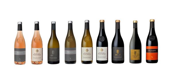 Une belles déclinaisons de vins rosés, blancs et rouges élaborés par 80 familles réunies dans les Côtes du Rhône pour promouvoir leurs productions.