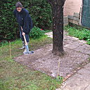 Etape 10 : TASSER : A l’aide d’une pelle ou d’un rouleau, tassez le sol pour mettre en contact la graine avec la terre.