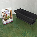 Une jardinière et un sac de semis prêt à l'emploi: il ne reste plus qu'à suivre les 8 étapes du pas à pas, arroser et attendre que ça pousse !