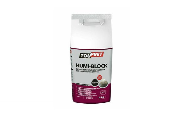 Afin de traite efficacement les murs et surfaces endommagées par l'humidité, Toupret  lance un enduit dédié: Humi-Block .