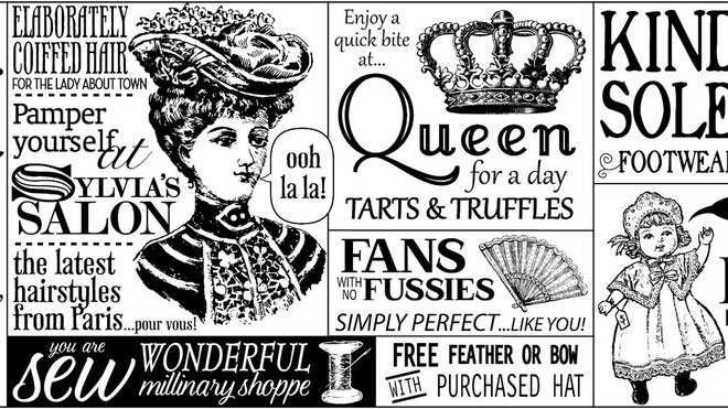 Shop Around la roulette à imprimer d'une seul trait tout en longueur