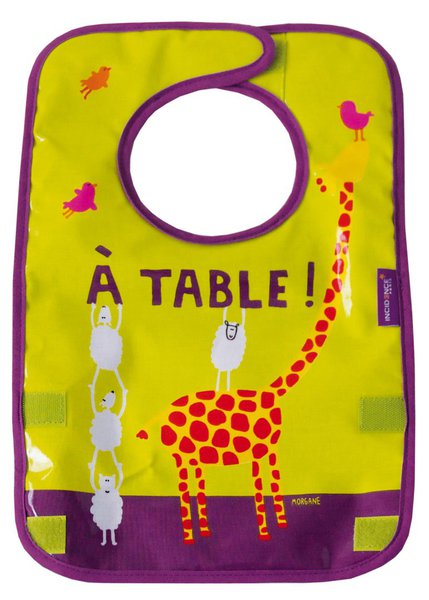 Bavoir A table de Morgane David pour Incidence