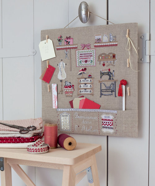 Pêle mêle - Affichez votre amour pour les travaux d'aiguille page 53.