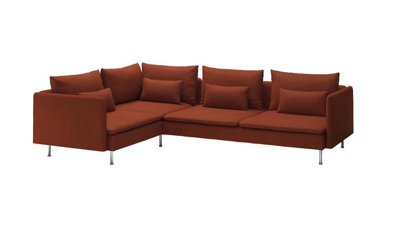 Le canapé d’angle Söderhamn chez Ikea est très fonctionnel. Ses éléments s’assemblent et se détachent pour s’utiliser séparément en fonction de vos besoins.