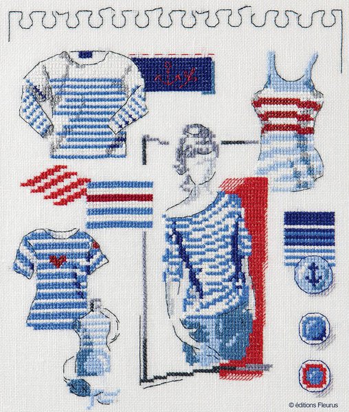 Tout l'art de porter la marinière.