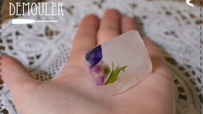 Une fois pris en glace, démoulez !