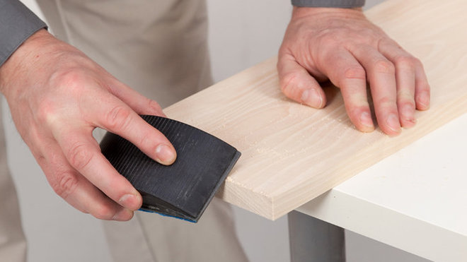 Etape 3 : Poncez les extrémités pour un rendu plus esthétique.