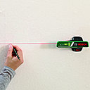 Etape 2 : Tracez droit avec le niveau à bulle.