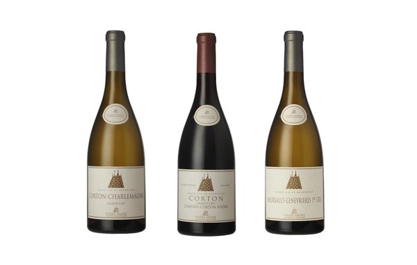 Corton Charlemagne, Corton Grand Cru et Meursault Genevrières, la signature Pierre André est synonyme de vins de Bourgogne de haute tenue !