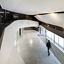 Le hall d’entrée s’inspire de la grotte de rocaille contiguë.