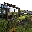 Le projet avec l'extension offre une continuité avec le paysage existant.