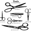 Planche de  ciseaux, on a toujours besoin de ciseaux chez soi pour toutes activités.