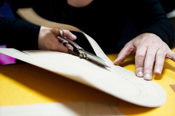 Découpe des plans de coupe.