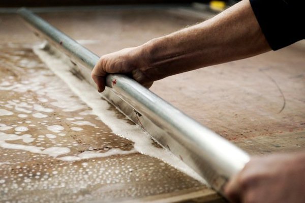 Préparation pour l'impression au cadre.