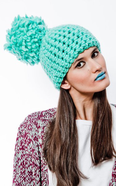 Le chapeau tonique à pompon.