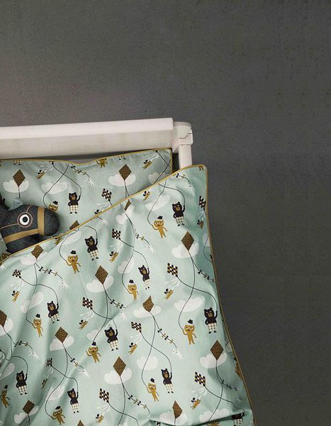 De  jolis petits animaux pour peupler les rêves des petits. A partir de 53 €. Parure Kite. Ferm Living. Good Object.