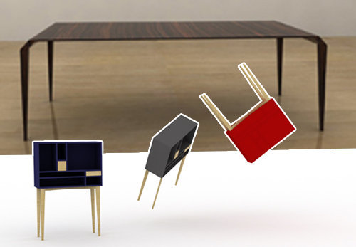 Nicolas Basile et Nicolas Thienpont se font remarquer en 2011 avec leurs projets de fin d’études innovants. Nicolas Basile a réalisé un cabinet de curiosités pour la vitrine parisienne du parfumeur Francis Kurkdjian. Quant à Nicolas Thienpont, il a confectionné le bureau de direction de l’école nationale d’équitation du Cadre Noir de Saumur. Avec l’atelier Nicolas & Nicolas né en été 2013, les deux jeunes ébénistes-designers veulent rendre hommage au patrimoine mobilier en y associant le meilleur du design.