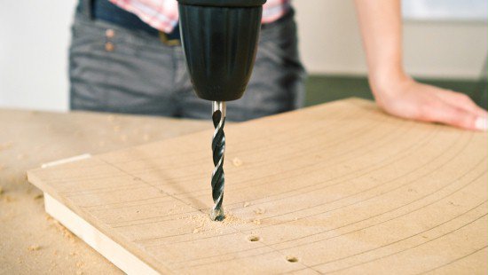 Etape  2- Marquage et perçage des trous.