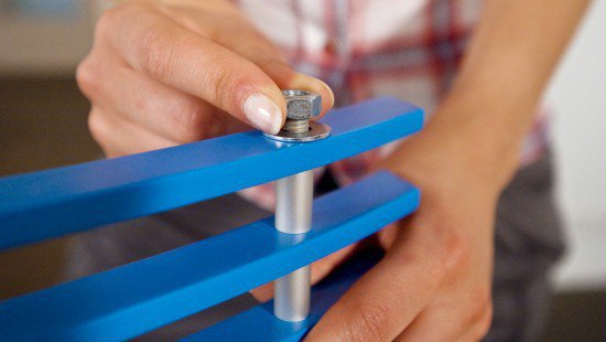 Etape 9- Fixation des écrous.