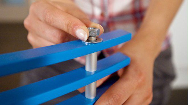 Etape 9- Fixation des écrous.