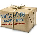 Une belle idée de cadeau que propose l'Unicef pour faire un geste de générosité auprès des enfants nécessiteux de par le monde: l'Happy Box .