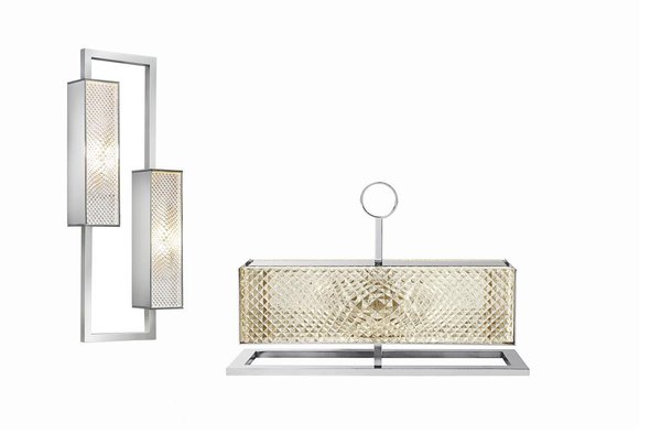 En janvier 2009, Eric Gizard imagine la collection Vibration pour la Cristallerie Saint-Louis. Il sublime la matière, grâce à un jeu de courbes taillées à la main dans une plaque de cristal, qui diffuse une douce et précieuse lumière.