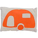 Coussin Caravane Mademoiselle Lily. Dim. 36 x 25 cm. Existe en plusieurs coloris. 39 €. The Little Factory.