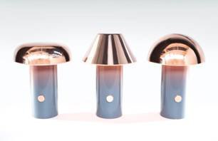 Nomade, la lampe « Rivet » sans fil équipée de LED, design, David Irwin, 225 €, Juniper.