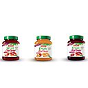 Quatre parfums qui plairont aux petits comme aux grands : fraise, abricot, framboise et pêche.