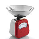 Avant de se mettre en cuisine, on pèse ses ingrédients sur cette jolie balance mécanique en acier inox émaillé. Existe en deux coloris. 23 x 20 x H 23 cm. 49,90 €. Balance Novo. Fly.